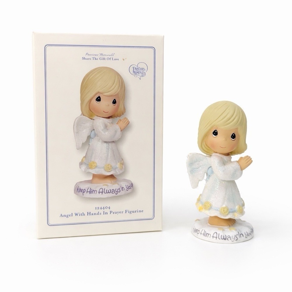 Precious Moments Angel 124404 Hands in Prayer 2012 w Box